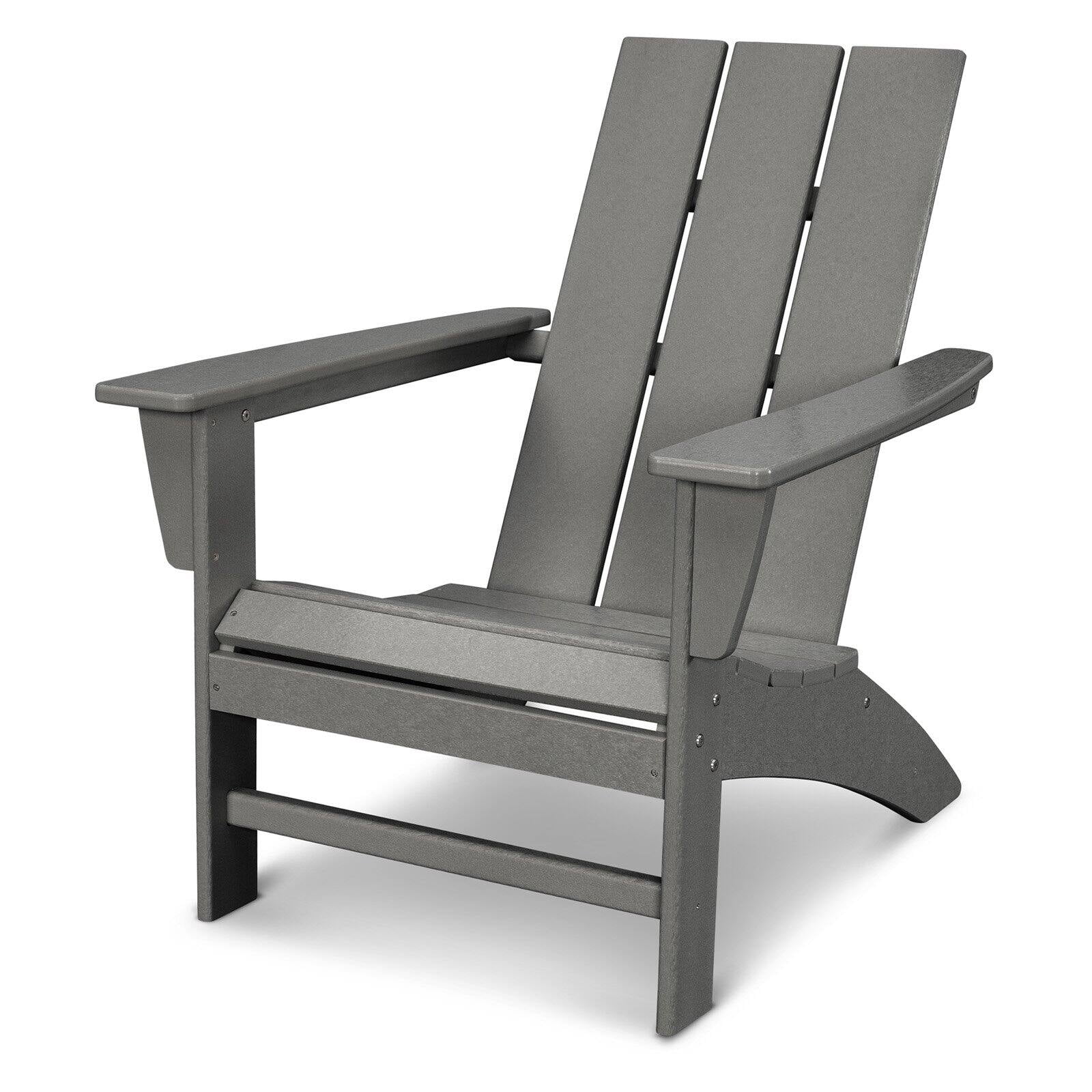 POLYWOOD Modern Outdoor Adirondack Chair in Aruba