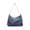 B, variant on Vintage Washed Denim Handbag for Women, 2-in-1 Convertible Crossbody Shoulder Tote with Top Handle, Casual Purse for Travel Work