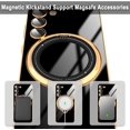 thumbnail image 3 of for Samsung Galaxy S23 Plus Case with Magnetic Ring Holder [Compatible with Magsafe] Soft TPU Shockproof Electroplated Kickstand Protective Phone Case for Galaxy S23+ Black, 3 of 12