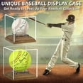 thumbnail image 6 of SUNFICON Baseball Case Display for Balls Walnut Wood Base Acrylic Baseball Display Case Baseball Holder Stand Cube Memorabilia Showcase Autograph Ball Protector for Official Size Ball Display, 6 of 10