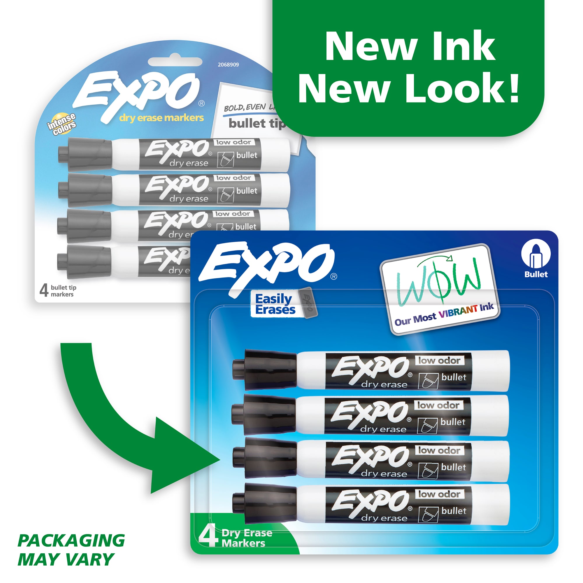 Expo Dry Erase Markers Black Bullet Tip 4-Pack photo 2