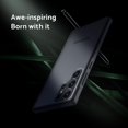 thumbnail image 2 of Mist Series Designed for Samsung Galaxy S23 Ultra Case, [Support Wireless Charging] Slim Silicone Case for S23 Ultra 6.8 inch, Black, 2 of 7