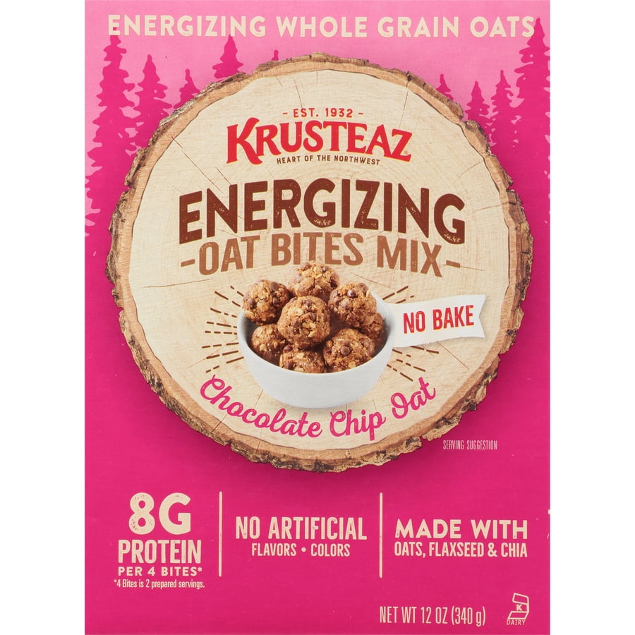 Krusteaz® Chocolate Chip Oat Energizing Oat Bites Mix 12 oz. Box