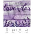 thumbnail image 5 of Lavender Farmhouse Wrap Around Bed Skirts for King Bed 18" Drop, Bed Skirt with Adjustable Elastic Belt Dust Ruffle Bed Valance for Bedroom Hotel Luxury Purple Wooden Grain Bed Frame Cover, 5 of 7
