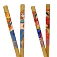 thumbnail image 3 of One Piece Chopsticks Character Inspired Designs Reusable Bamboo Set – 4 Pack, 3 of 5