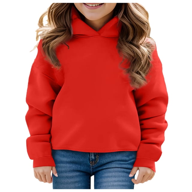 Chandail à Capuchon à Manches Longues pour Filles avec Imprimés, Chandail Douillet pour Enfants Joueurs, Tenue Décontractée et Activités Extérieures