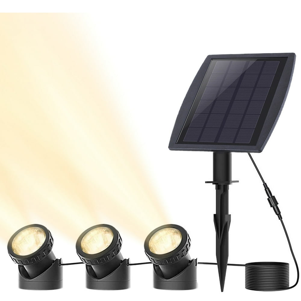 iMeshbean Submersible Solar LED RGB Pond Spot Lights Underwater Pool