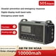 thumbnail image 5 of Radio Meteorológica Solar con Manivela AM FM SW NOAA, 4 Modos de Alimentación, 10000 MAh, Multifunción, Linterna, Alarma SOS, Banco de Energía., 5 of 5