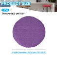 thumbnail image 2 of Uxcell Stool Covers Round, Elastic Bar Stool Covers Washable Stool Cushion Slipcover Bar Chair Seat Covers for 10-13 Inch Purple 1, 2 of 7