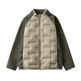 thumbnail image 2 of Cowsor Girls' Reversible Lightweight Puffer Jacket Water-Resistant Winter Coat, 2 of 4