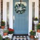 thumbnail image 3 of Guirnalda de granja Hello Wreaths de 16,5 pulgadas para puerta de entrada, decoración del hogar para ventana, pared, fiesta, boda-B, 3 of 5