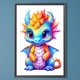 thumbnail image 1 of Cuadros Decorativos Kit de pintura por números DIY Dragon Oil Art Picture Craft Home Wall Decoration (002) Wdftyju embutido en tela, 1 of 8