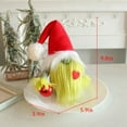 thumbnail image 2 of Christmas Gnomes Decoration Christmas Elf Decoration Indoor Christmas Decorations for Home Decor Gnomes Plush Collectible Green Beard Plush Doll Xmas Party Table Decor, 2 of 4