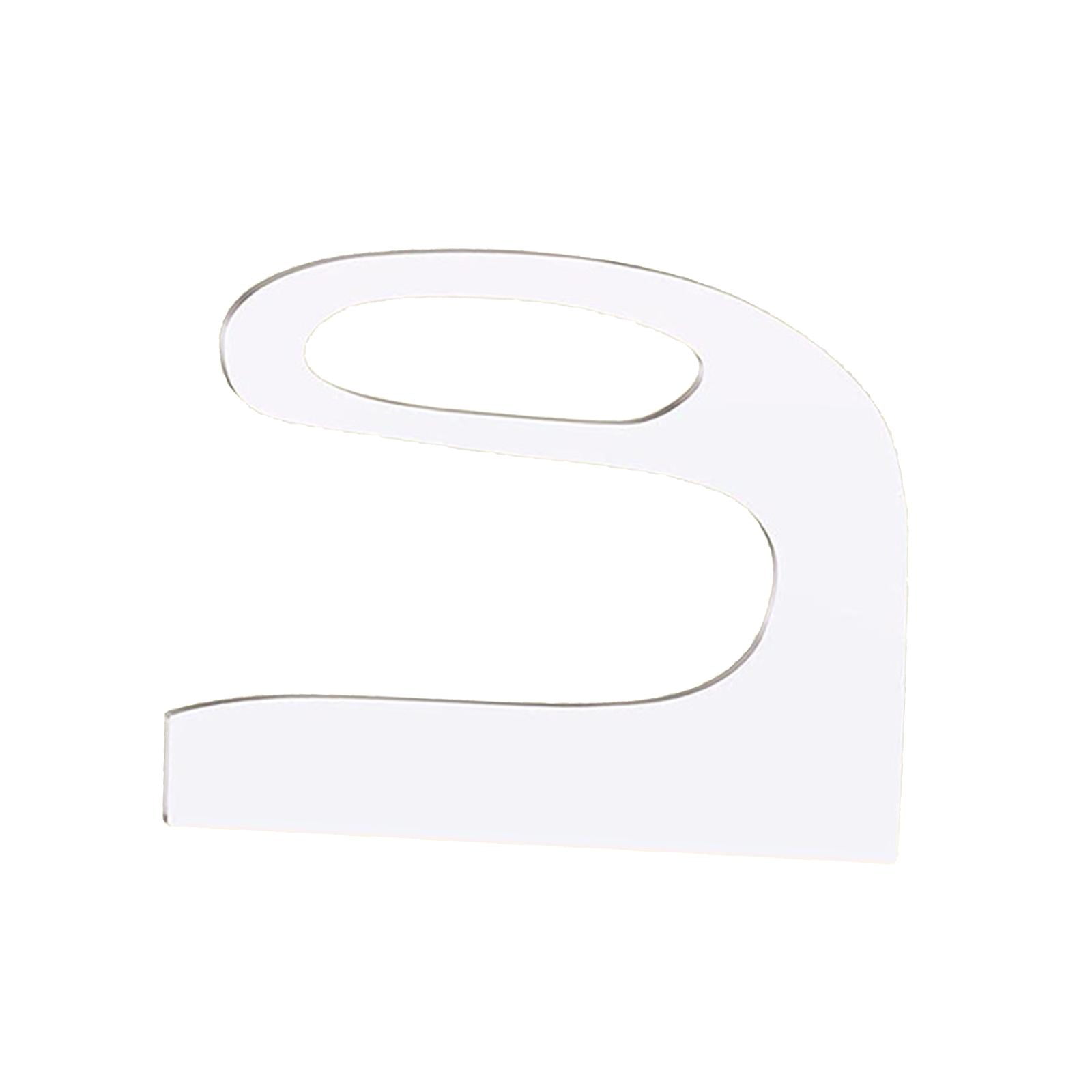 Cutting Board Handle Template Angled Curvy Tracing Stencils Acrylic