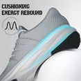 thumbnail image 5 of AMANSSE Men's Comfortable Walking Shoes Lightweight Breathable Tennis Athletic Gym Workout Cross Training Slip on Sneakers Light Grey Size 10, 5 of 7