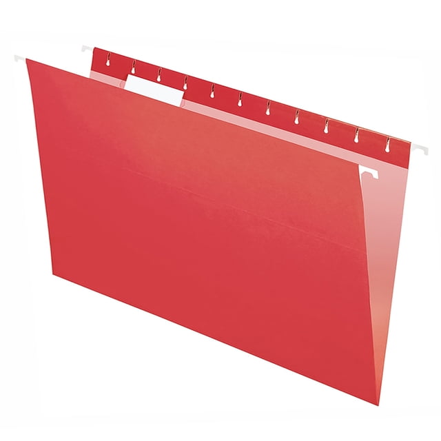 Fólder Colgante Reciclado Pendaflex, Tamaño Oficio, Rojo, C/25 Piezas.