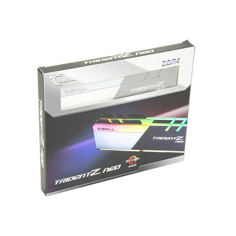 G.SKILL Trident Z Neo (For AMD Ryzen) Series 32GB (2 x 16GB) 288-Pin RGB  DDR4 SDRAM DDR4 3600 (PC4 28800) Desktop Memory Model F4-3600C18D-32GTZN