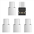 thumbnail image 1 of 5 Piezas Ultra Mini Tipo-C Usb-C A Usb 2.0 Otg Adaptador Para La Tableta Del Teléfono Móvil & Cable Flash Disk, 1 of 5