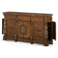 thumbnail image 6 of Michael Amini Villa Valencia Wood Dresser - Classic Chestnut, 6 of 10