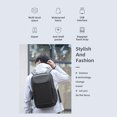 thumbnail image 1 of Two shoulder bag,Interlayer Usb Waterproof Ryden Two Waterproof Business Laptop Interlayer Two Men Ryden Two Ryden Ryden Interlayer - Waterproof Ryden With Laptop With Usb Layer, 1 of 7