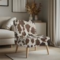 thumbnail image 3 of HELLHERO Cowhide Armless Accent Chair Cover, Stain Protection Dustproof Armless Accent Chair Protector for Bedroom Living Room, 3 of 8