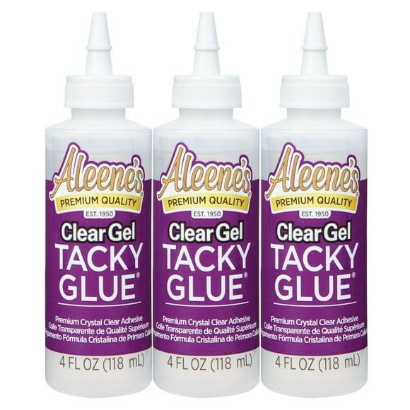 Adhesivo Aleene's Clear Gel Tacky, 118 ml, paquete de 3