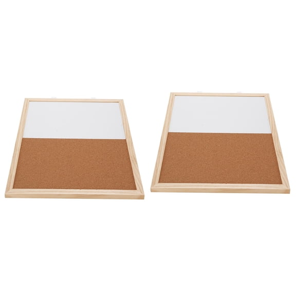 Riousery 2PCS Corkboard Whiteboard Combo Magnetic Dry Erase & Cork Display Board for Home Office 11.8 x 15.7 in / 30 x 40 cm