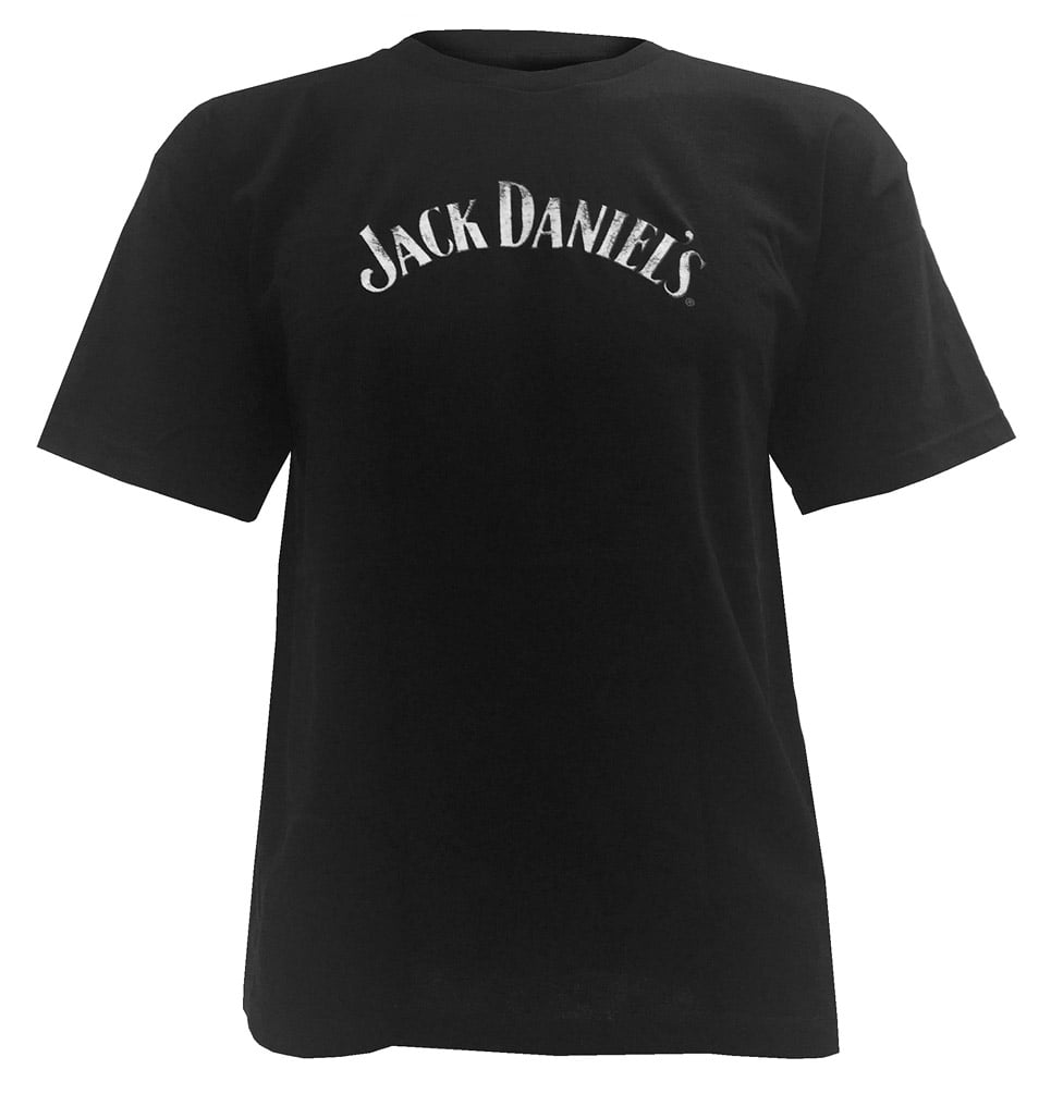 Jack Daniel's Ladies T-Shirt – Crafted In America, Old No. 7 Logo, 100% Cotton (Medium, Black) 2 thumbnail image