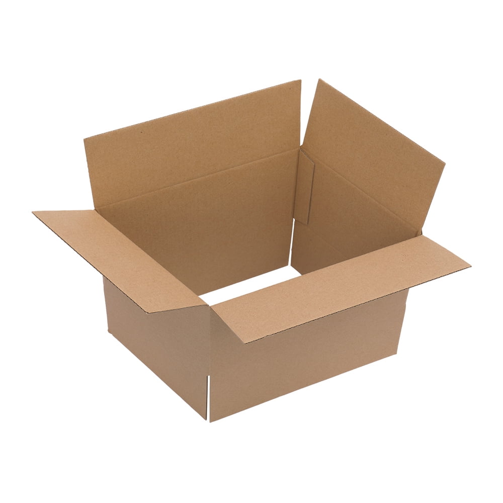 100 Corrugated Paper Boxes, Yellow (8x6x4in/20.3*15.2*10cm)