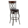 thumbnail image 1 of Tabouret de bar à dossier en O et X Jace, 1 of 5