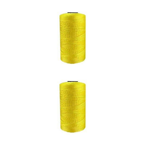 Bearachild Hilo de punto, bola de seda, herramienta para coser, suavidad, flexible al tacto, accesorio de bricolaje, colorido, suave, herramientas Amarillo 2piezas