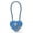 Blue, variant on YIEMEEN Heart Shaped Padlock 3 Digit Password Lock Luggage Password Padlock Double Mood Love Lock Travel Valentine's Day Gift