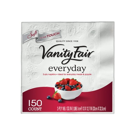 Vanity Fair Everyday Paper Napkins, 150ct