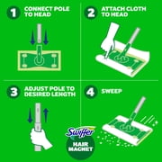 Swiffer Sweeper Pet Heavy Duty Dry Multi-Surface Cloth Refills for Floor Cleaning, Febreze, 32 Count