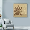 thumbnail image 3 of Trademark Fine Art 'Metro Leaves in Khaki I' Canvas Art by June Erica Vess, 3 of 4