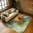 thumbnail image 7 of Addison Rugs Mayfield Premium Machine Washable Transitional Abstract Aloe Rectangle Rug, 5' x 7'6", 7 of 7
