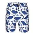 thumbnail image 4 of Naloa Whale Men's Beach Shorts, Surfing shorts, Swim trunks, Quick Dry Swim Trunks for Surfing Beach Fun -, 4 of 9