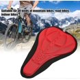 thumbnail image 3 of Bike Seat Cover Soft Breathable Sponge Easy to Install Suitable for Men Women Comfortable Ultra Soft Sports Bike Seat Compatible with Peloton Outdoor, 3 of 5