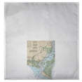 thumbnail image 2 of Betsy Drake GT11537 Cape Fear, NC Nautical Map Guest Towel, 2 of 2