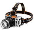thumbnail image 2 of Xihbxyly Linterna Frontal con Luz Led de Encendido Inductivo, Carga Rápida Usb, Alcance de 200-500 M, Correa Ajustable y Transpirable, para Actividades Al Aire Libre, Pesca, Senderismo y Acampada, Co, 2 of 7
