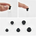 thumbnail image 5 of 50Pcs 5 Sizes Silicone Hole Plug Rubber End Covers Black Round Rubber Waterproof Salt and Pepper Shakers Stopper Replacement Flexible Stopper Fit for 5.5-9.5mm Inner Diameter Hole Bottles diy, 5 of 7