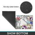 thumbnail image 6 of Pioneer Flower Floral Print Pattern Kitchen Rugs Sets Of 2,Anti Fatigue Kitchen Mat Rugs Non Slip Washable,Decorative Kitchen Floor Mats for Kitchen,Sink,Laundry,17"x30"+17"x47", 6 of 7