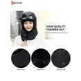 thumbnail image 6 of Spencer Thermal Windproof Trapper Hats with Glasses Winter Ski Hunting Trooper Hat Warm Ear Flaps and Mask Cycling Outdoor Caps for Men Women, 6 of 7