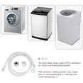 Axio 1 Set PVC Washing Machine Water Inlet Hose Length White Water