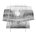 thumbnail image 3 of Parrilla de barbacoa para acampar, diseño de ranura curva plegable de acero inoxidable, colector de polvo sobre el fuego, parrilla de barbacoa al aire libre para Picnics, 3 of 5
