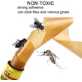 thumbnail image 3 of Tiras adhesivas para trampas para moscas Rollos de pegamento para atrapamoscas, cinta para moscas contra mosquitos de hongos Moscas de frutas y moscas de frutas para interiores y exteriores 40 piezas, 3 of 3