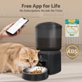 thumbnail image 6 of Automatic Cat Feeder 5L WiFi Smart Pet Food Dispenser with App Control Timer Portion Control Dual Power Supply for Cats and Small Dogs, 6 of 8