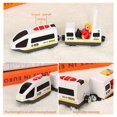 thumbnail image 3 of Electric Train Toy kids Remote Control Powerful Engine Train Cars Toys Gifts, 3 of 5