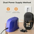 thumbnail image 2 of STAGEEK Electric Pencil Sharpener, Automatic Pencil Sharpener Plug in for No.2,Colored Pencils(6-8mm), USB or Battery Operated Pencil Sharpener for Office, Home (Black), 2 of 8