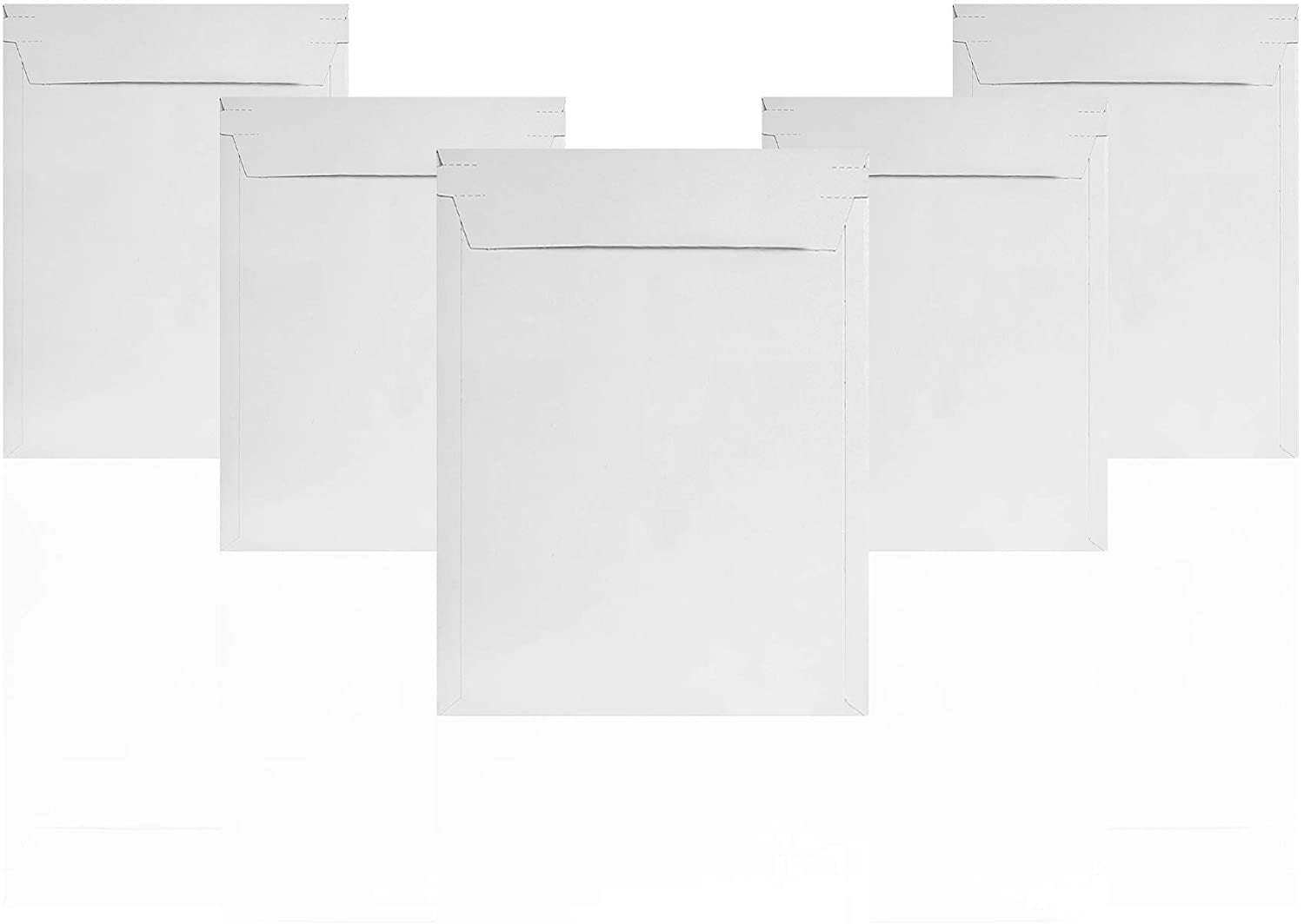 PAPERBOARD MAILERS 6x8 White Rigid photo mailers 6 x 8. Pack of 20 no
